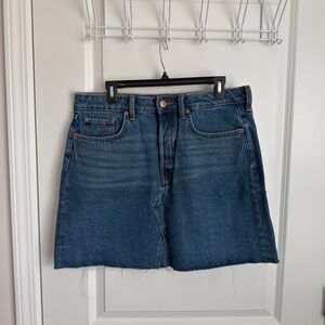 H&M Classic Blue Denim Skirt